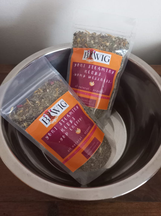 Yoni Steaming Herbs and Steaming Bowl